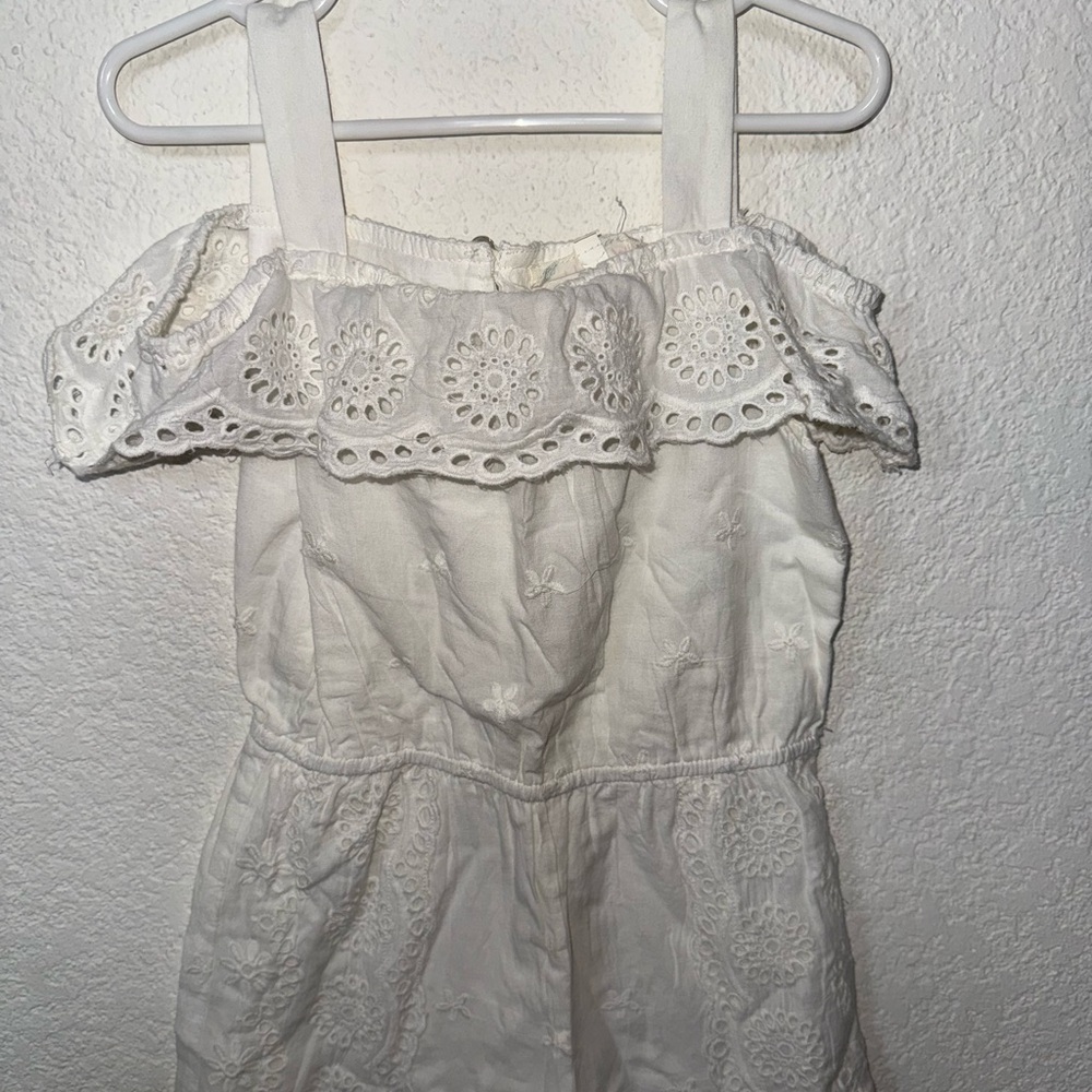 Truly Me White Eyelet Jumper